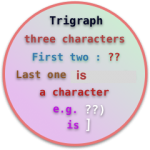 What is a trigraph in c ?